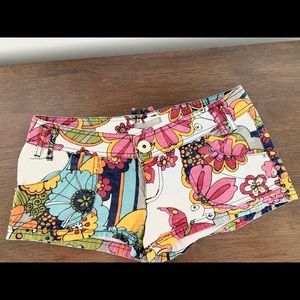 Retro 60’s print shorts